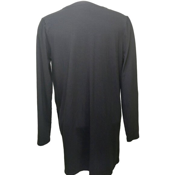 J. Jill Wearever Collection Women's XS Black Cardigan With Pockets Single Button - Picture 3 of 12